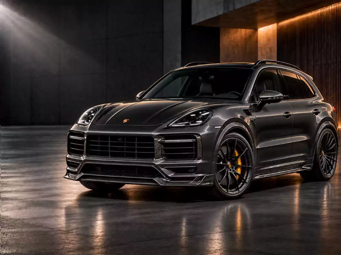 صورة توضيحية لطراز Porsche Cayenne 9YA
